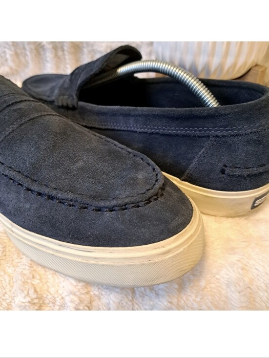 Sebago Manitou Loafers Navy Blue Suede Boat Shoes Slip On Docksides Men\'s Sz 12 main image 12